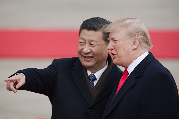 트럼프 대통령이 2017년 11월 9일 중국을 방문해 시진핑 국가주석과 만남을 가졌다. | NICOLAS ASFOURI/AFP/Getty Images