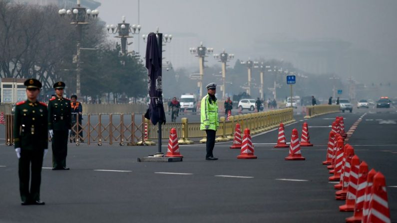 베이징의 교통 통제 | WANG ZHAO/AFP/Getty Images