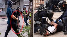 ‘소총 든 시위대?’ 홍콩 경찰, 시위대로 위장한 사복경찰 투입했다 들통