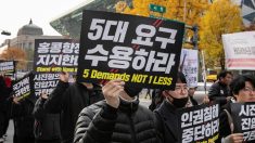 ‘홍콩 시위 지지’ 한국 대학생들 2백여 명… 中 대사관 향해 평화 행진
