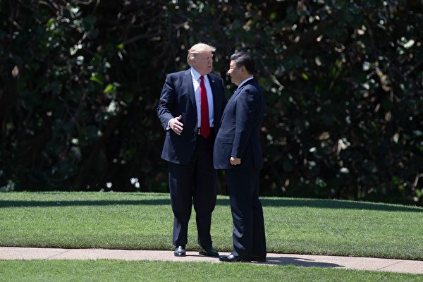 사진은 트럼프와 시진핑이 만나는 장면. | JIM WATSON/AFP/Getty Images