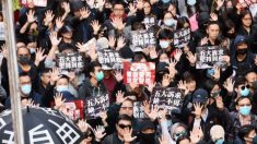 홍콩 시민 80만명, 인권의 날 맞아 거리 행진