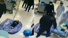 ‘우한 병원’에서 어린아이 시신 3구를 포대에 담는 CCTV 영상이 공개됐다