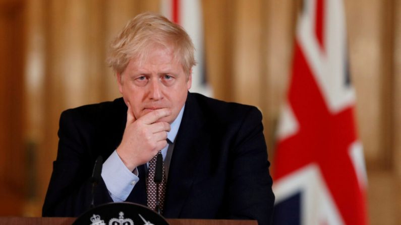 보리스 존슨 영국 총리가 영국 런던에서 열린 우한 폐렴에 대한 기자회견에서 연설하고 있다. 2020. 3. 3. | 로이터=연합뉴스
