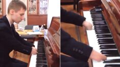 두 손 없는 15살 외국인 소년이 한국인 피아니스트의 곡을 완벽하게 쳤다 (영상)
