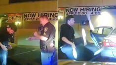 음주운전 단속하는 경찰 앞에서 맨정신 증명하려고 저글링 한 대학생 (영상)