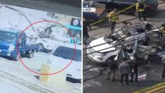 도심 한복판서 SUV ‘폭발’하자 신속 대처로 운전자 살린 시민 영웅들
