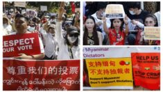 미얀마 시위대 “중국이 군부 지원”…반중 여론 확산
