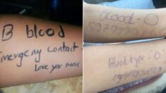 미얀마 시민들이 시위 나가기 전 팔에 혈액형과 전화번호를 쓰는 이유