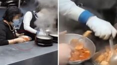 고모 국밥집 도우려다 손님이 먹던 깍두기 재사용 모습을 생방송한 BJ