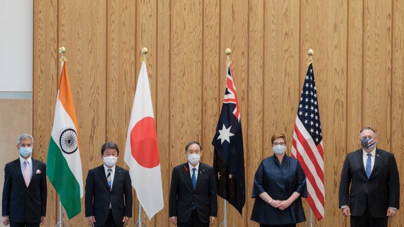 지난 10월 일본에서 열린 '쿼드' 4개국 외교장관 회담 | 
AP=연합뉴스