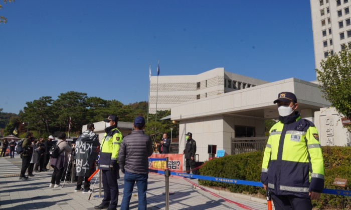 4·15 총선 인천 연수을 선거무효 소송에 대한 재판이 28일 오전 11시 대법원에서 열렸다. | 이유정/에포크타임스