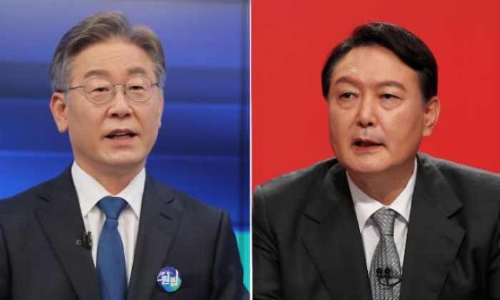 이재명 더불어민주당 대선 후보(좌)와 윤석열 국민의힘 대선 후보(우) | 연합뉴스