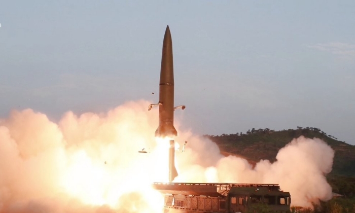 북한이 1월 17일 또 미사일을 발사했다. 새해 들어 네 번째 무력시위다. | 연합뉴스
