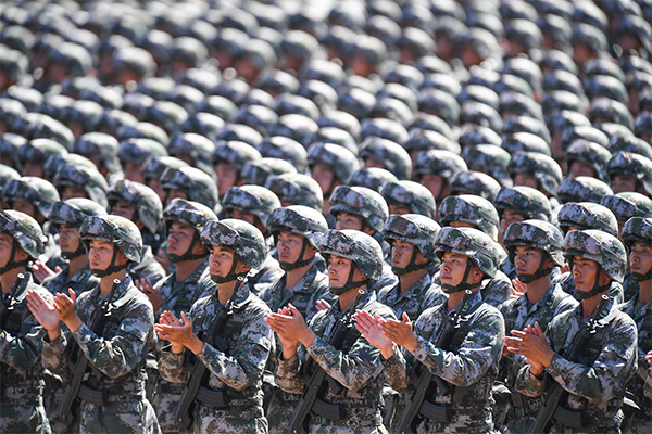 중공 군대 (STR/AFP via Getty Images)