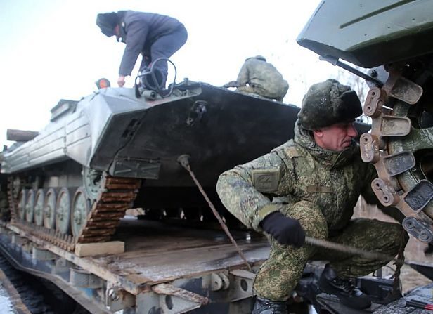 우크라이나 북부 벨라루스에서 훈련을 위해 집결한 러시아군 | 연합뉴스