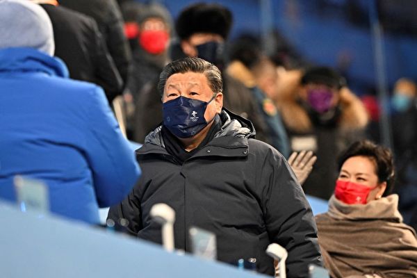 베이징 국가체육장에서 열린 2022 베이징 동계올림픽 개막식에 참석한 시진핑 중국 국가주석. 2022.2.4 | Anthony Wallace - Pool/Getty Images