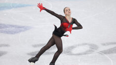 러시아 발리예바, 올림픽 피겨 첫 여자 쿼드러플 점프