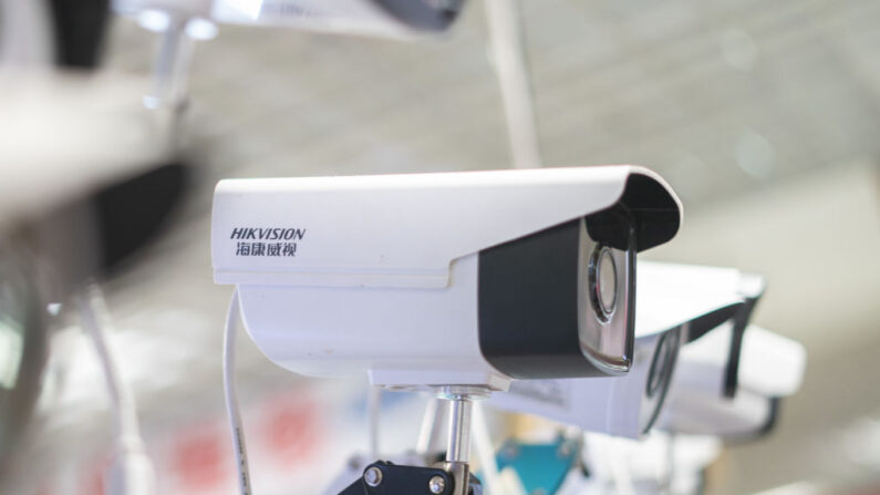 중국 베이징의 한 전자제품 상가에 전시된 하이크비전의 감시카메라 제품. 2019.5.24 | FRED DUFOUR/AFP via Getty Images=연합뉴스