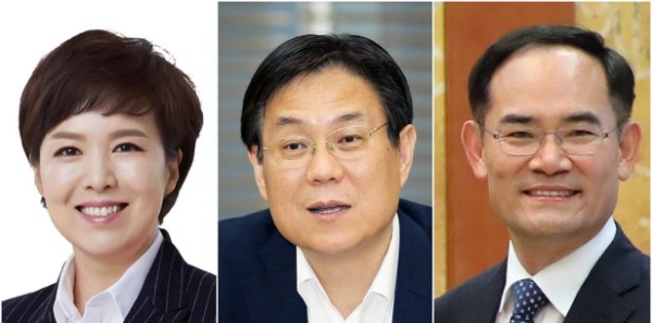김은혜 홍보수석, 이관섭 정책기획수석, 임종득 국가안보실 2차장(왼쪽부터) | 연합뉴스