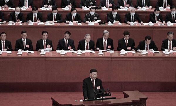 2022年10月16日、第20回党大会を開幕した中国共産党の習近平総書記が活動報告を行った。(NOEL CELIS/AFP via Getty Images)