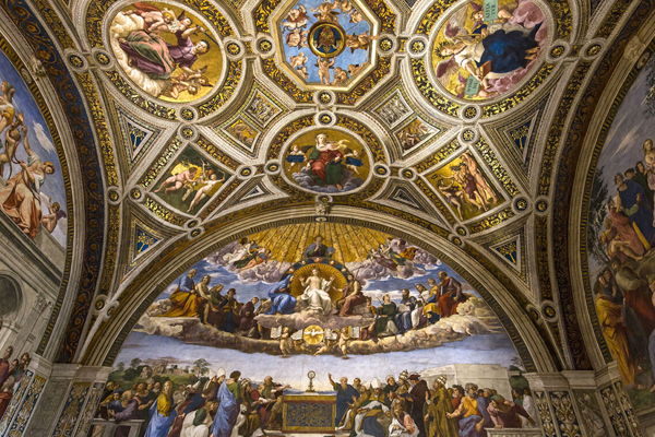 '서명의 방', 사도 궁전, 바티칸 시국. | Isogood_patrick/Shutterstock