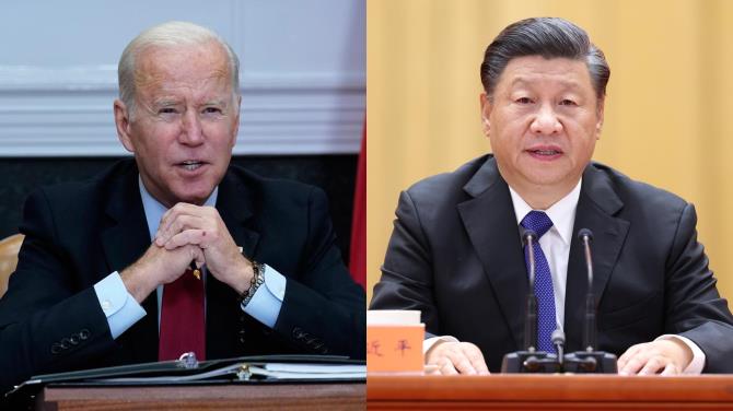 조 바이든 미국 대통령(왼쪽)과 시진핑 중국 국가주석 | 연합뉴스
