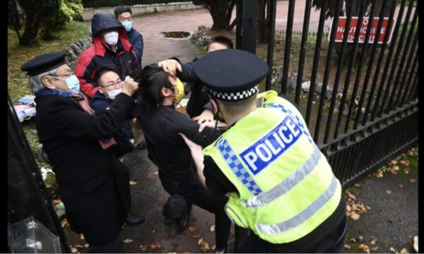 英 경찰, 中 영사관의 시위대 폭행에 "다수 범죄 확인"