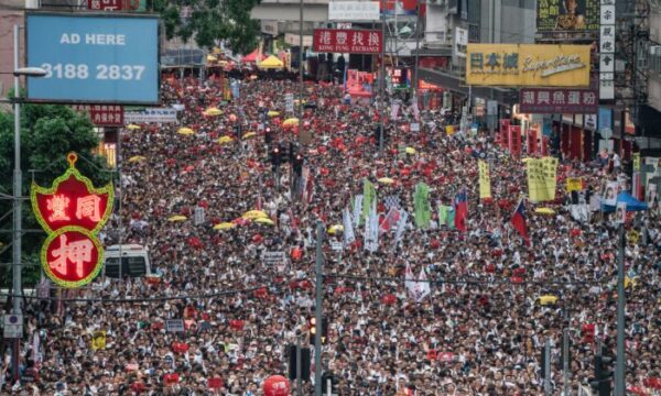송환법 반대 시위로 촉발된 2019년 홍콩 민주화 운동. 2019.6.9 | Anthony Kwan/Getty Images