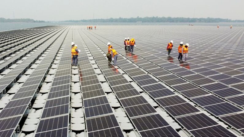 태국 동부 우본랏차타니에 설치된 태양광 발전 시설. | 로이터/연합뉴스