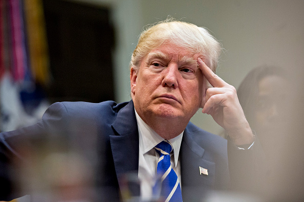 도널드 트럼프 전 미국 대통령. 2017.3.27 촬영. | Andrew Harrer-Pool/Getty Images