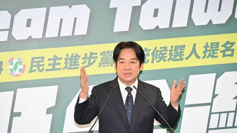 4월 12일, 집권 민진당 차기 총통 후보로 공식 지명된 라이칭더. | 자유시보.