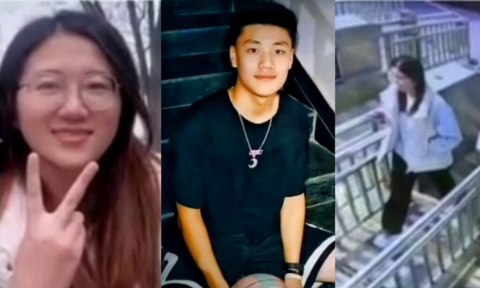 중국 소셜미디어에 제보된 실종자들. 왼쪽과 오른쪽은 광둥성의 직장인 주단옌(朱丹燕·30)씨, 가운데는 허난성의 대학생 창윈(常運·19) 씨다. | 화면 캡처
