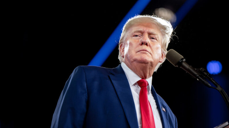 도널드 트럼프 전 미국 대통령이 2022년 8월6일 텍사스주 댈러스에서 연설하고 있다. | Brandon Bell/Getty Images