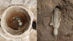 경주서 하수관 파다가 1천년 전 ‘보물세트’ 든 솥단지 발견됐다