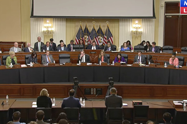지난 13일, 미 의회에서 미·중 무역 리스크를 집중 조명하는 청문회가 열렸다. | NTD 영상 캡처