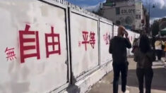 中 유학생, 런던 명소 벽화거리에 ‘공산당 정치구호’ 도배 논란