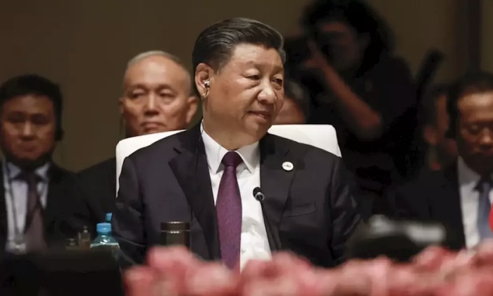 지난달 23일 남아공에서 열린 브릭스 정상회의에 참석한 시진핑 중국 공산당 총서기. | Gia nluigi Guercia/POOL/AFP via Getty Images