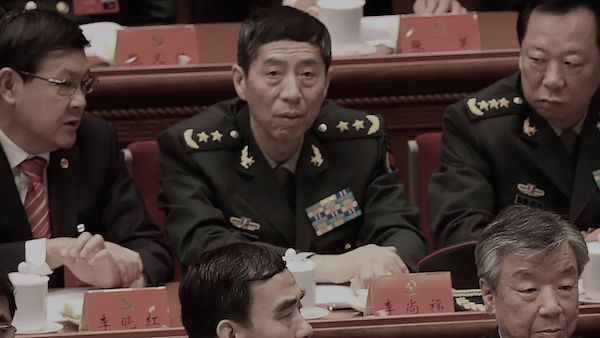 리상푸 중국 국방부장(가운데). AP/연합