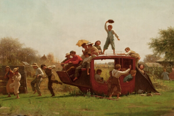 ‘오래된 역마차’(1871), 이스트먼 존슨 | 공개 도메인
