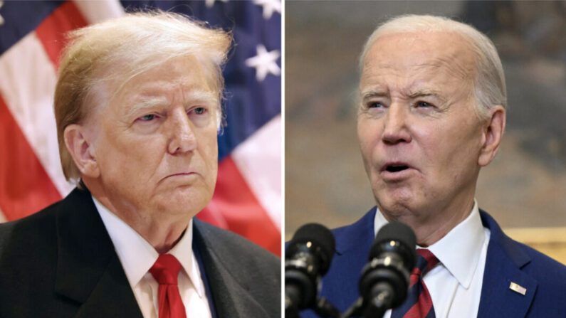 미국 도널트 트럼프 전 대통령(좌)과 조 바이든 대통령. | Michael M. Santiago/Getty Images; Pedro Ugarte/AFP via Getty Images