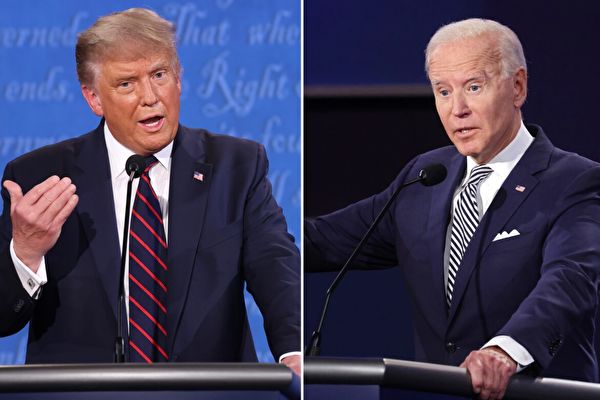 도널드 트럼프 대통령(왼쪽)과 민주당 조 바이든 후보 | Win McNamee-Scott Olson/Getty Images